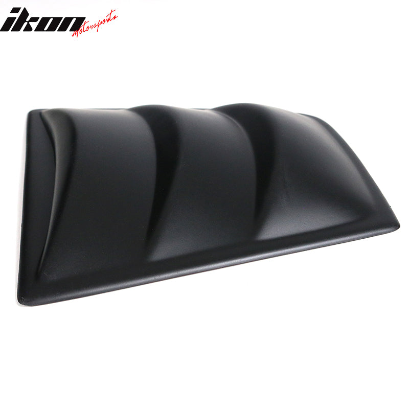 Ikon Motorsports 2008-2023 Dodge Challenger Rear Window Scoop Louver Vent