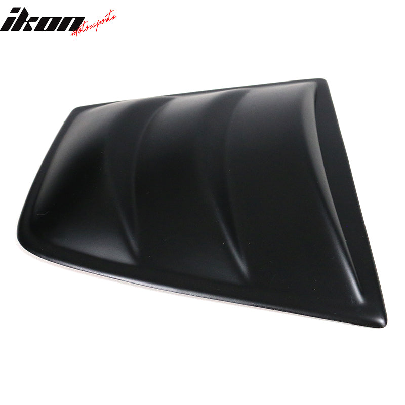 Ikon Motorsports 2008-2023 Dodge Challenger Rear Window Scoop Louver Vent