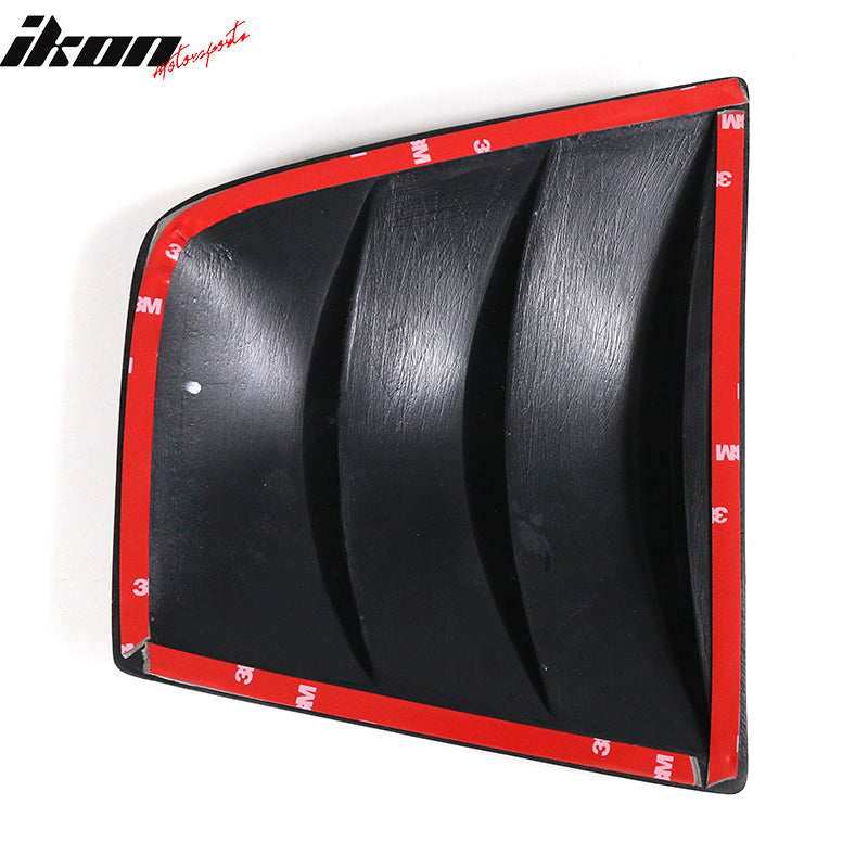 Ikon Motorsports 2008-2023 Dodge Challenger Rear Window Scoop Louver Vent