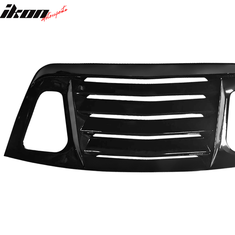 Ikon Motorsports 2008-2023 Dodge Challenger Rear Window Scoop Louver Vent