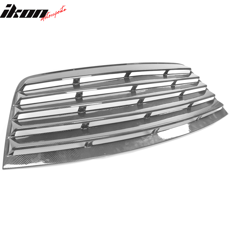 Ikon Motorsports 2008-2023 Dodge Challenger Rear Window Scoop Louver Vent