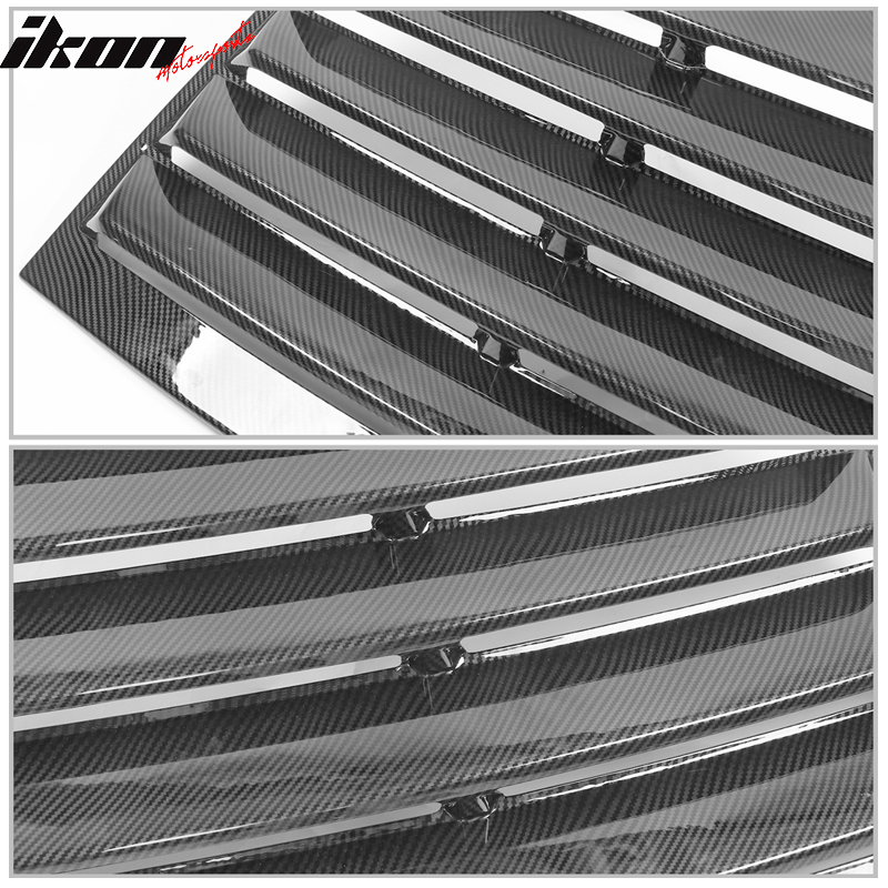 Ikon Motorsports 2008-2023 Dodge Challenger Rear Window Scoop Louver Vent