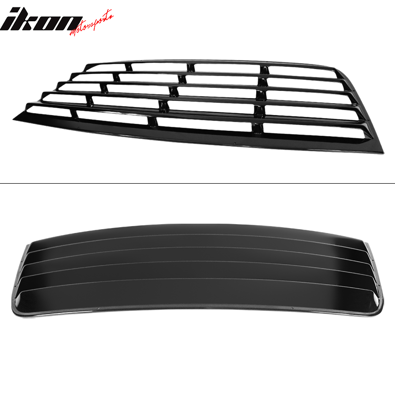 Ikon Motorsports 2008-2023 Dodge Challenger Rear Window Scoop Louver Vent