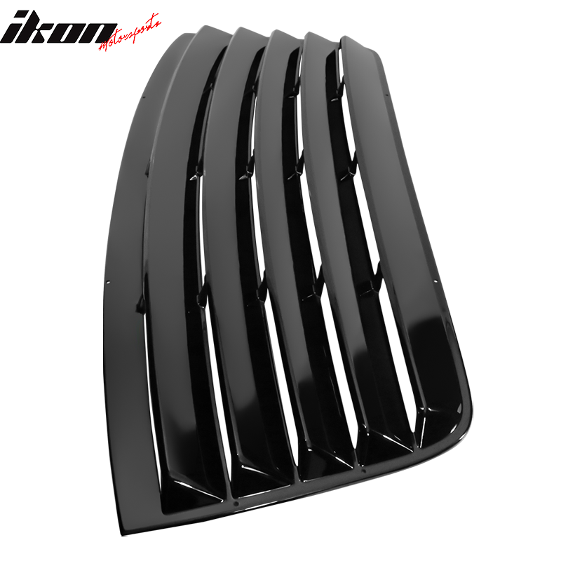 Ikon Motorsports 2008-2023 Dodge Challenger Rear Window Scoop Louver Vent