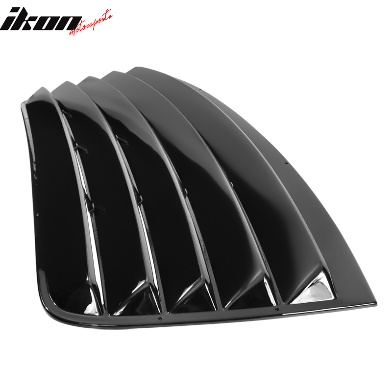 Ikon Motorsports 2008-2023 Dodge Challenger Rear Window Scoop Louver Vent