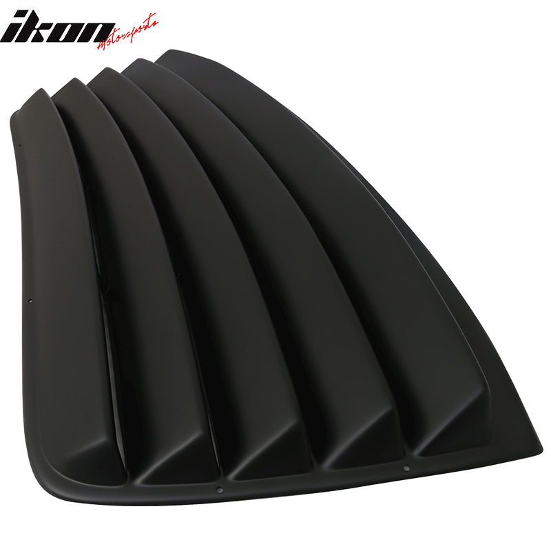 Ikon Motorsports 2008-2023 Dodge Challenger Rear Window Scoop Louver Vent