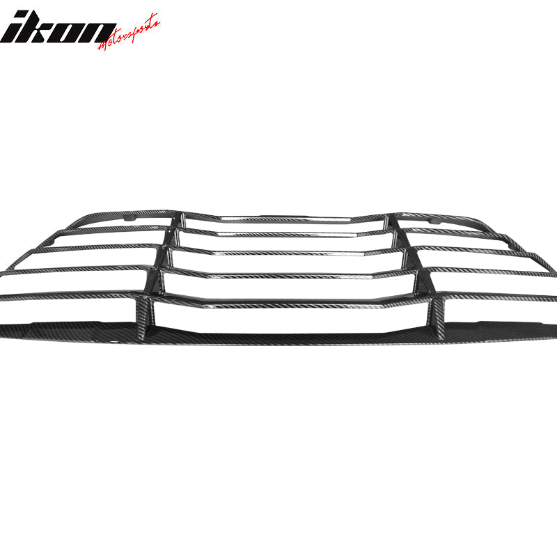 Ikon Motorsports 2008-2023 Dodge Challenger Rear Window Scoop Louver Vent