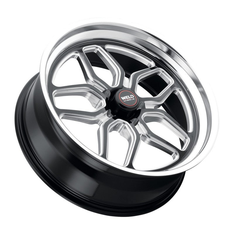 WELD Laguna Drag Gloss Black Wheel with Milled Spokes 2024-2026 Charger
