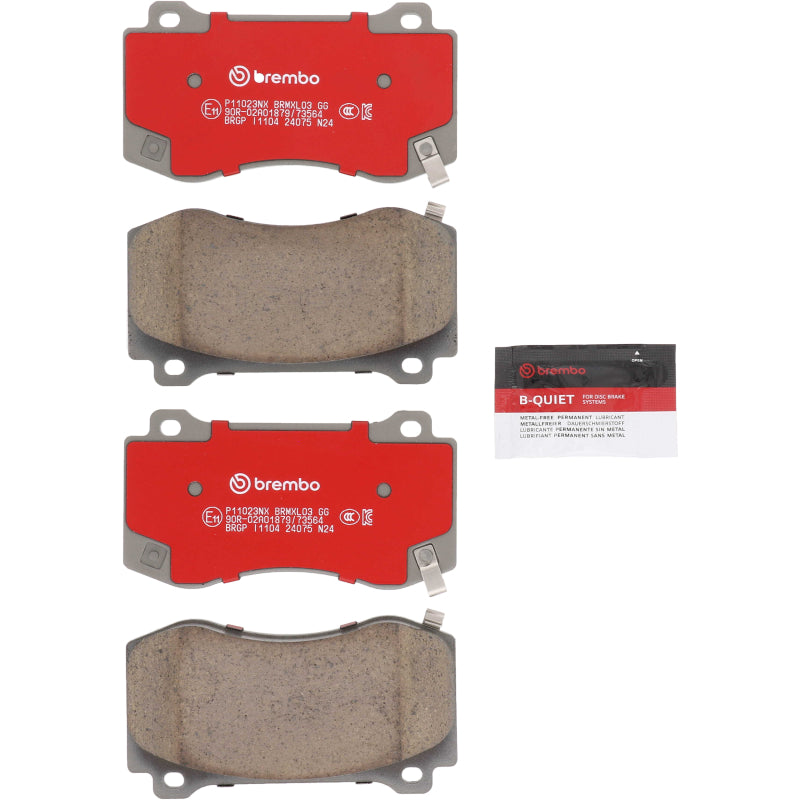 Brembo 2007+ Dodge Challenger / 05-10 Dodge Charger Xtra Ceramic Brake Pad - Front