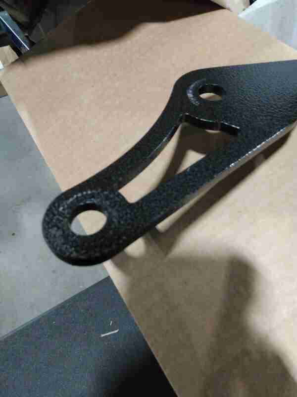 OPEN BOX DSS  BMR 08-23 Challenger Front Driveshaft Safety Loop - Black Hammertone