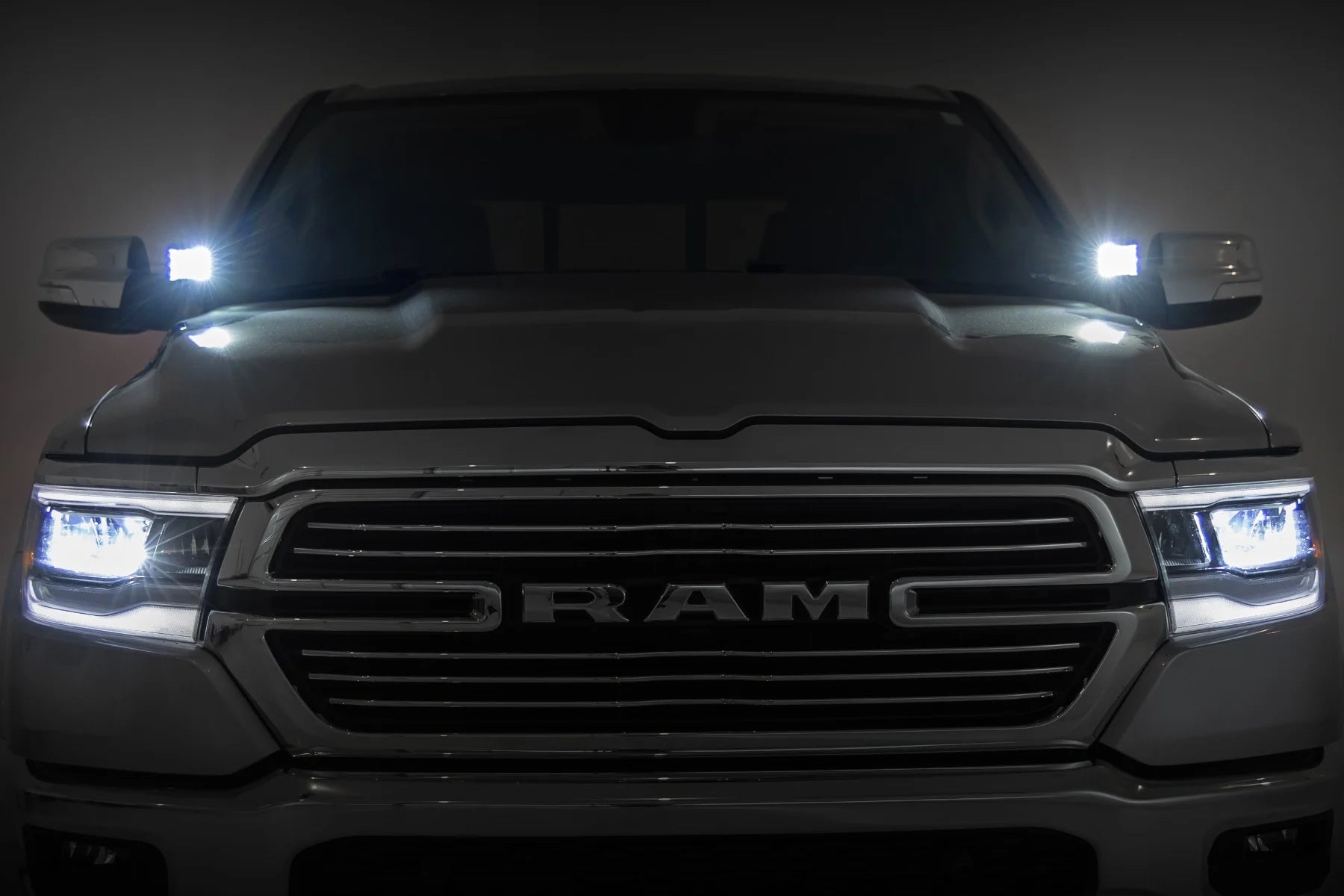 Rough Country LED Ditch Light Kit Ram 1500 2WD/4WD (2019-2026)