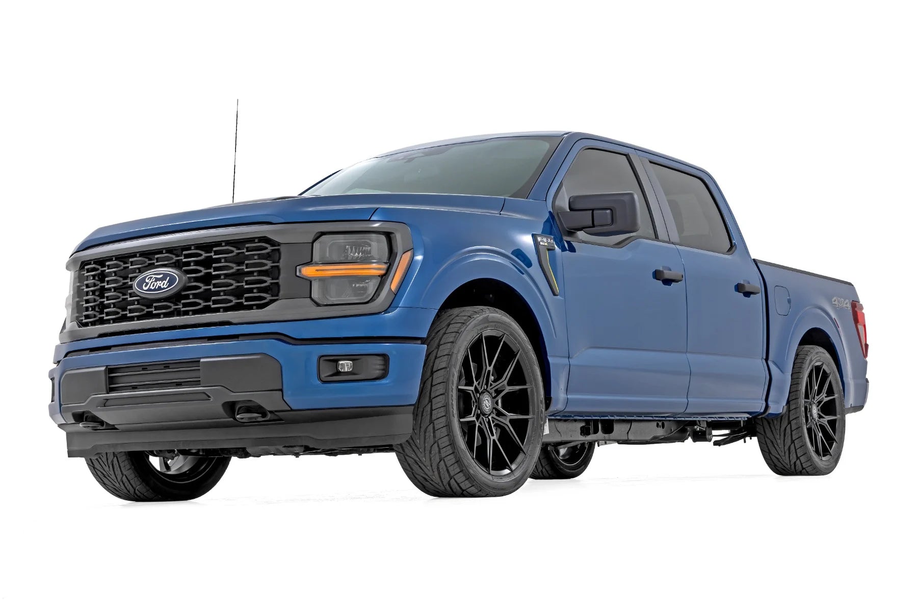Rough Country 2 Inch Lowering Kit 4 Inch Rear Lowering | M1 | Ford F150 (2015-2025)