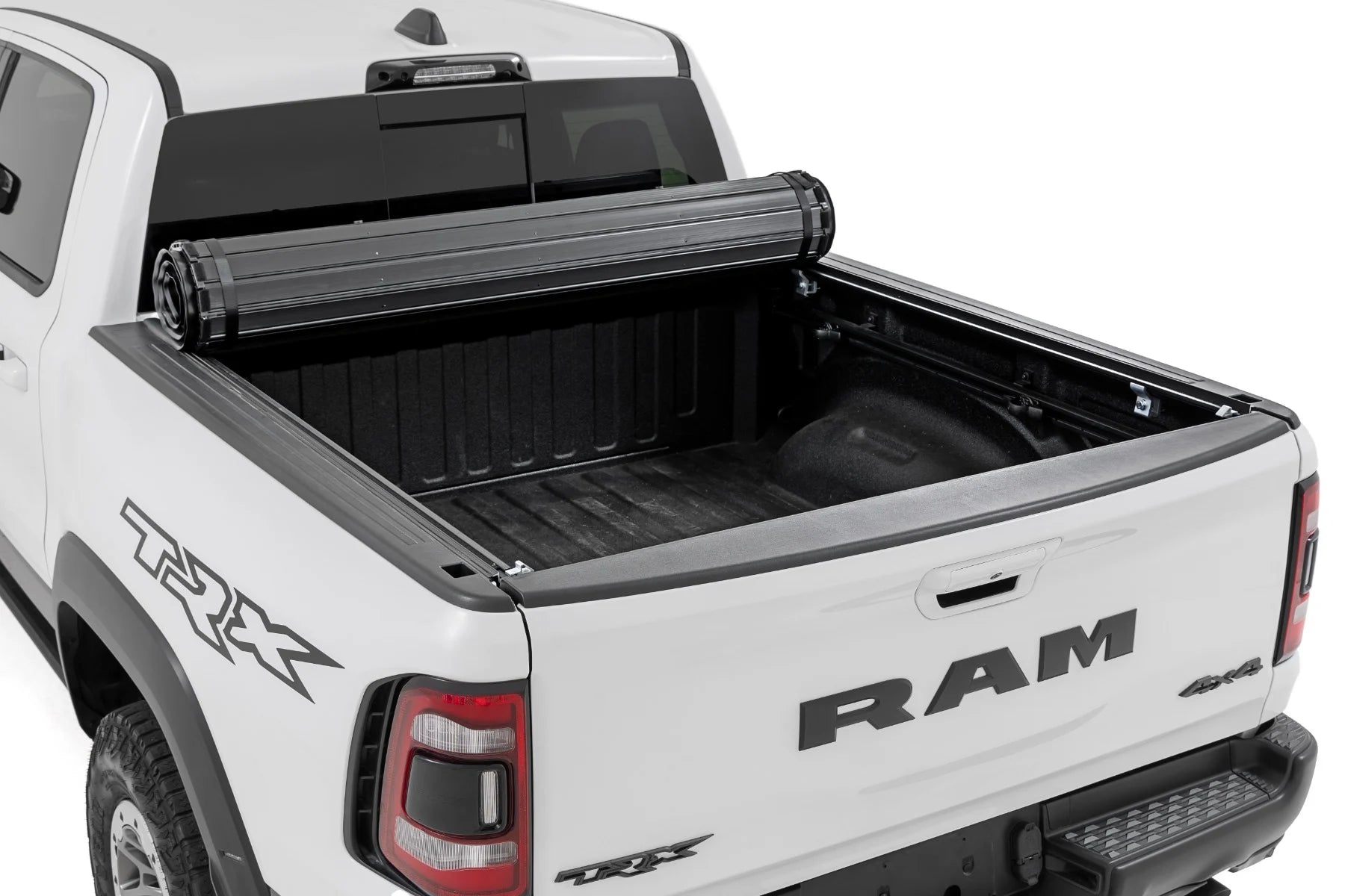 Rough Country Hard Roll Up Bed Cover 5'7" Bed | Ram 1500 & RHO (19-25)/1500 TRX (21-24)