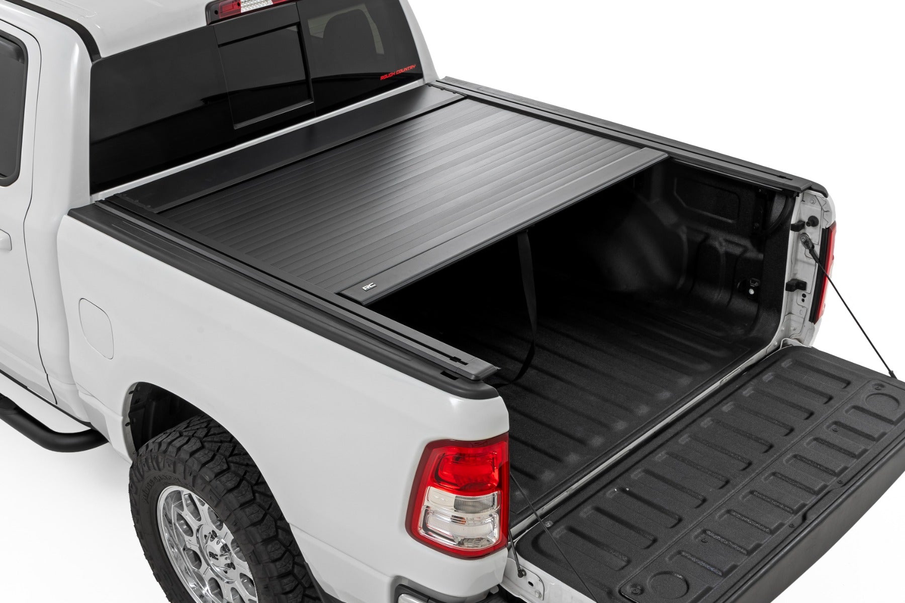 Rough Country Retractable Bed Cover 5'7" Bed | 2019-2027 Ram 1500 & RHO /1500 TRX