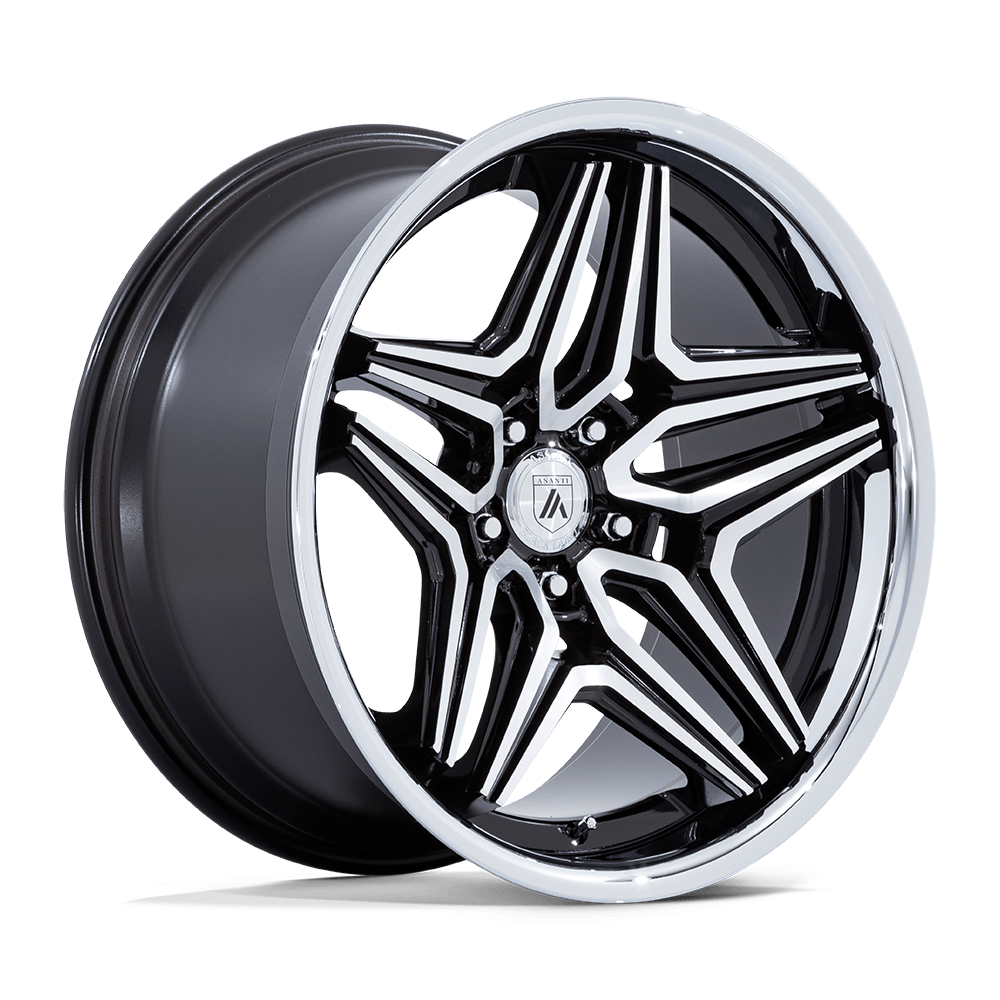 Asanti Wheels ABL46 Duke Gloss Black Machined Wheel