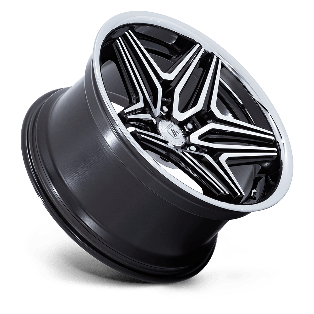 Asanti Wheels ABL46 Duke Gloss Black Machined Wheel