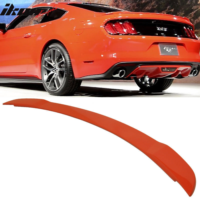 2015-2023 Ford Mustang GT Factory Style Painted Trunk Spoiler Wing