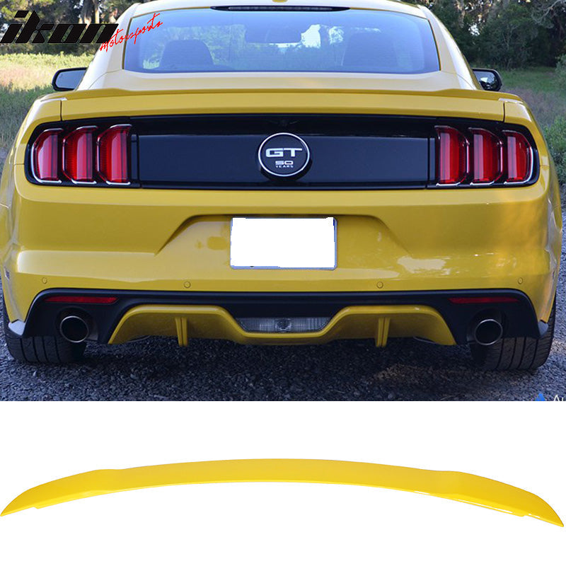 2015-2023 Ford Mustang GT Factory Style Painted Trunk Spoiler Wing