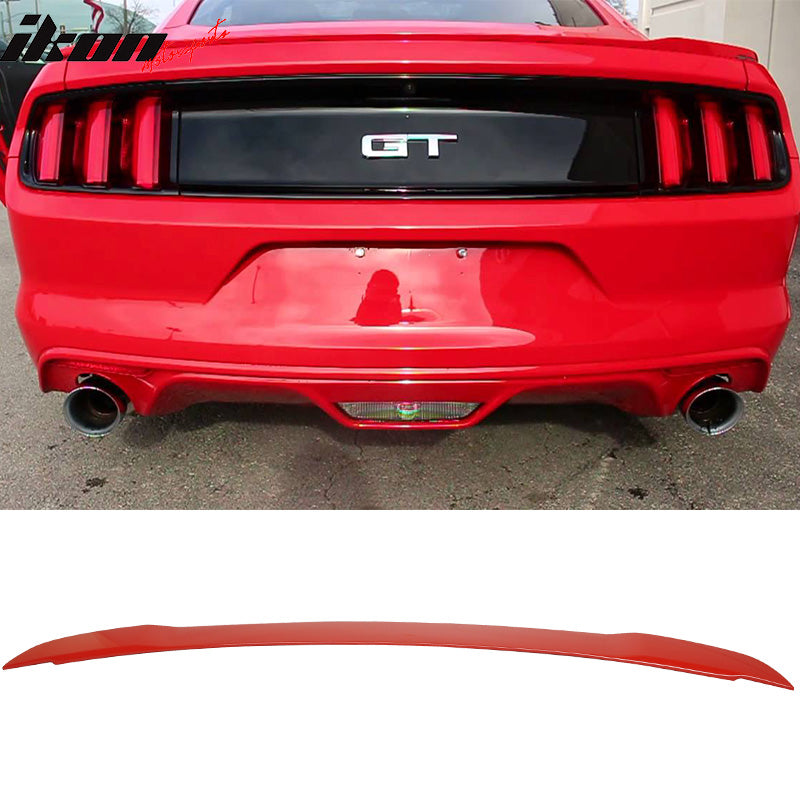 2015-2023 Ford Mustang GT Factory Style Painted Trunk Spoiler Wing