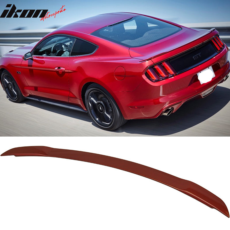 2015-2023 Ford Mustang GT Factory Style Painted Trunk Spoiler Wing