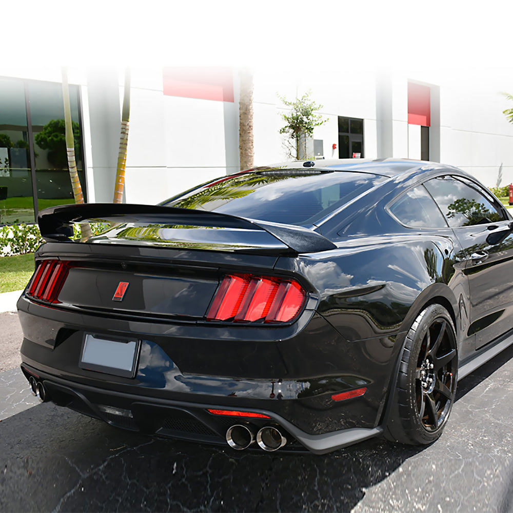 2015-2023 Ford Mustang GT350R Style Carbon Fiber Trunk Spoiler Wing