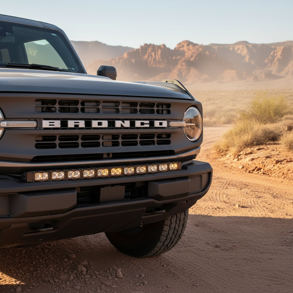 2021+ Ford Bronco Standard Bumper 40in Light Bar - PRO