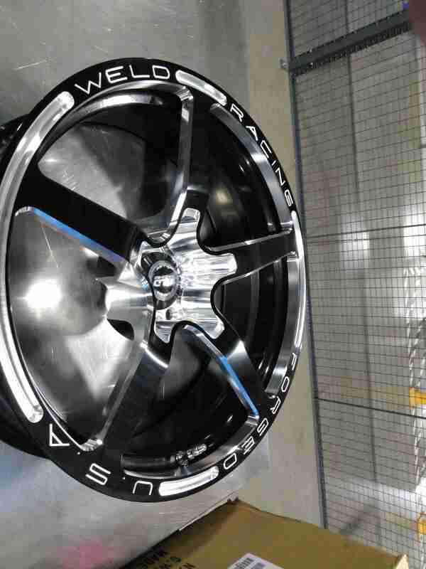 OPEN BOX / Scratch & Dent Weld Alumastar 1-Piece 18x6 / 5x115 BP / 2.7in. BS Black Wheel - Non-Beadlock
