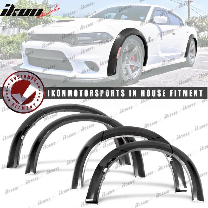 Ikon Motorsports 2015-2023 Dodge Charger Redeye Style Front& Widebody Rear Fender Flare