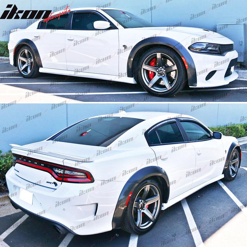 Ikon Motorsports 2015-2023 Dodge Charger Redeye Style Front& Widebody Rear Fender Flare