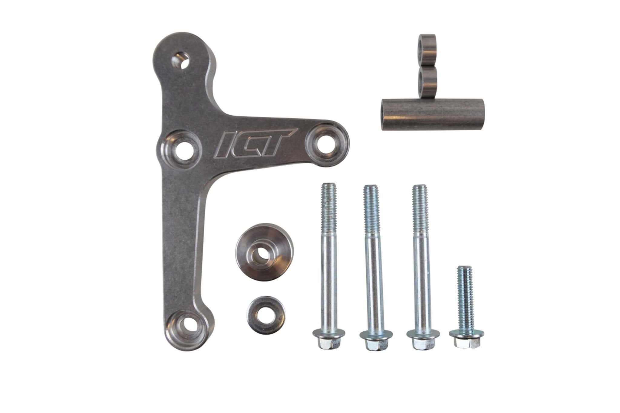 ICT Billet Billet Alternator Bracket Low Mount Compatible with LS Corvette