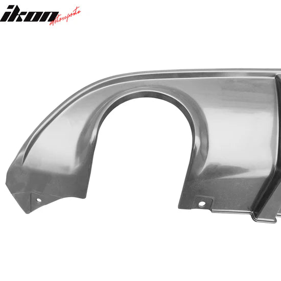 Ikon Motorsports 2015-2023 Dodge Charger SRT V3 Rear Diffuser with Reflective Tape PP