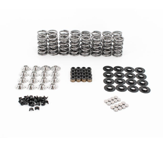 BTR .685" VALVE SPRING KIT WITH TITANIUM RETAINERS AND VALVE TIP SAVERS - BRONZE GUIDES - BTR-SK702/6560/BB/TS