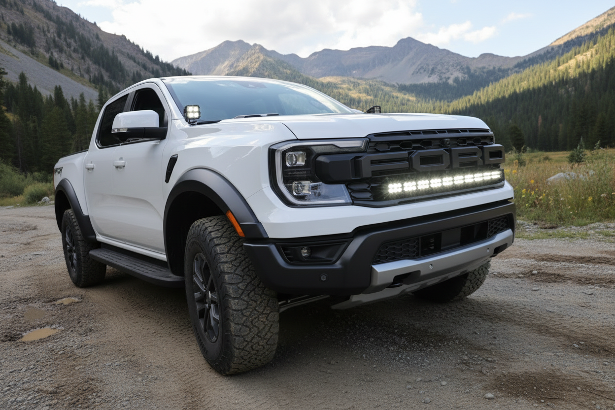2024+ Ford Ranger Raptor Hood Mount/Ditch Lights - PRO