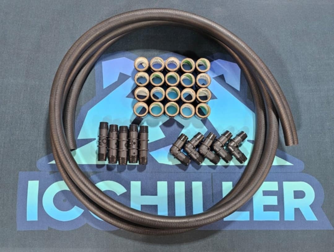 Complete coolant side plumbing kit