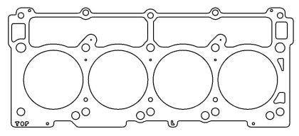 Cometic Chrysler 6.2L Hellcat 4.150in Bore .040 MLX Head Gasket - Right