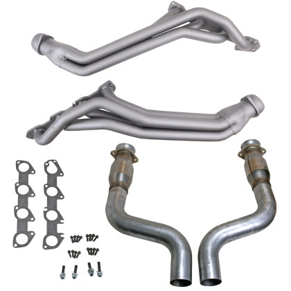 BBK 09-23 Dodge Challenger / Charger 5.7L/6.4L 1-3/4in Header w/High Flow Catted Mid Pipe (Multiple Options)