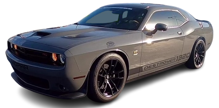 Destroyer1320 2015-2023 Dodge Challenger Steel Neutral Strap/Release Cover Plate - Laser Cut, Painted, Authentic