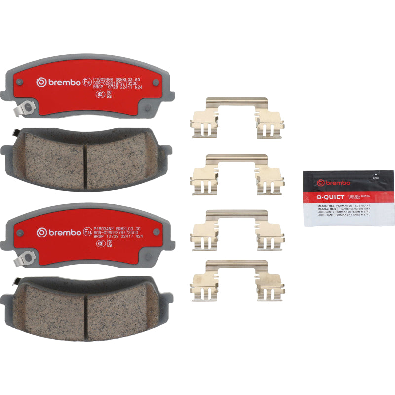 Brembo 2007+ Dodge Challenger Coupe / 2010+ Dodge Charger Xtra Ceramic Brake Pad - Front