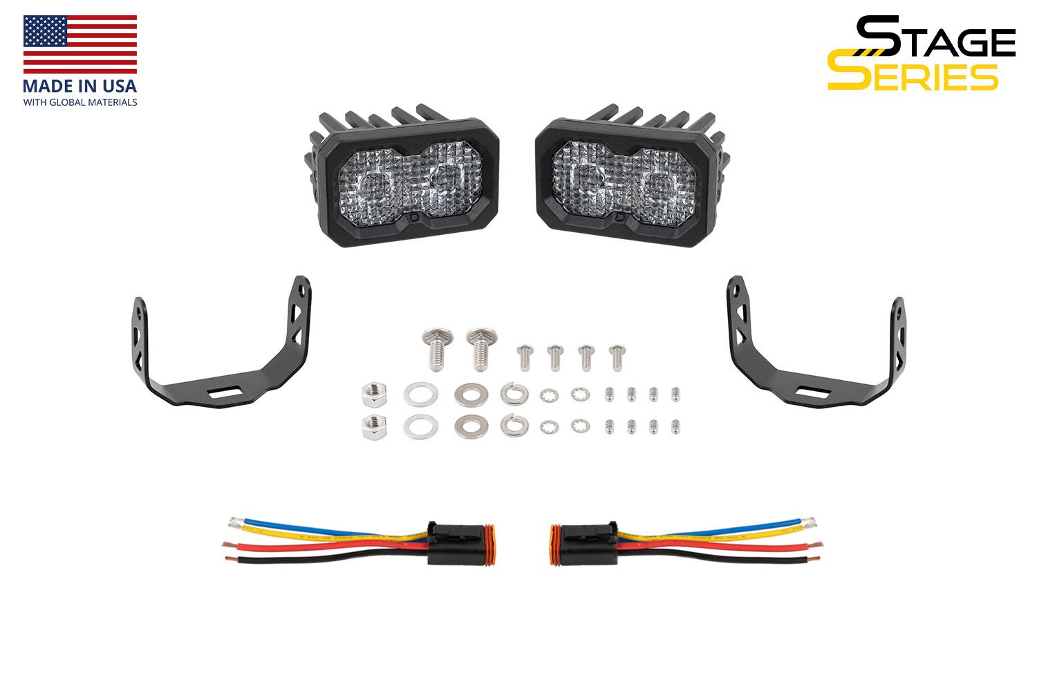 Diode Dynamics C2R White Flood LED Pod (pair)