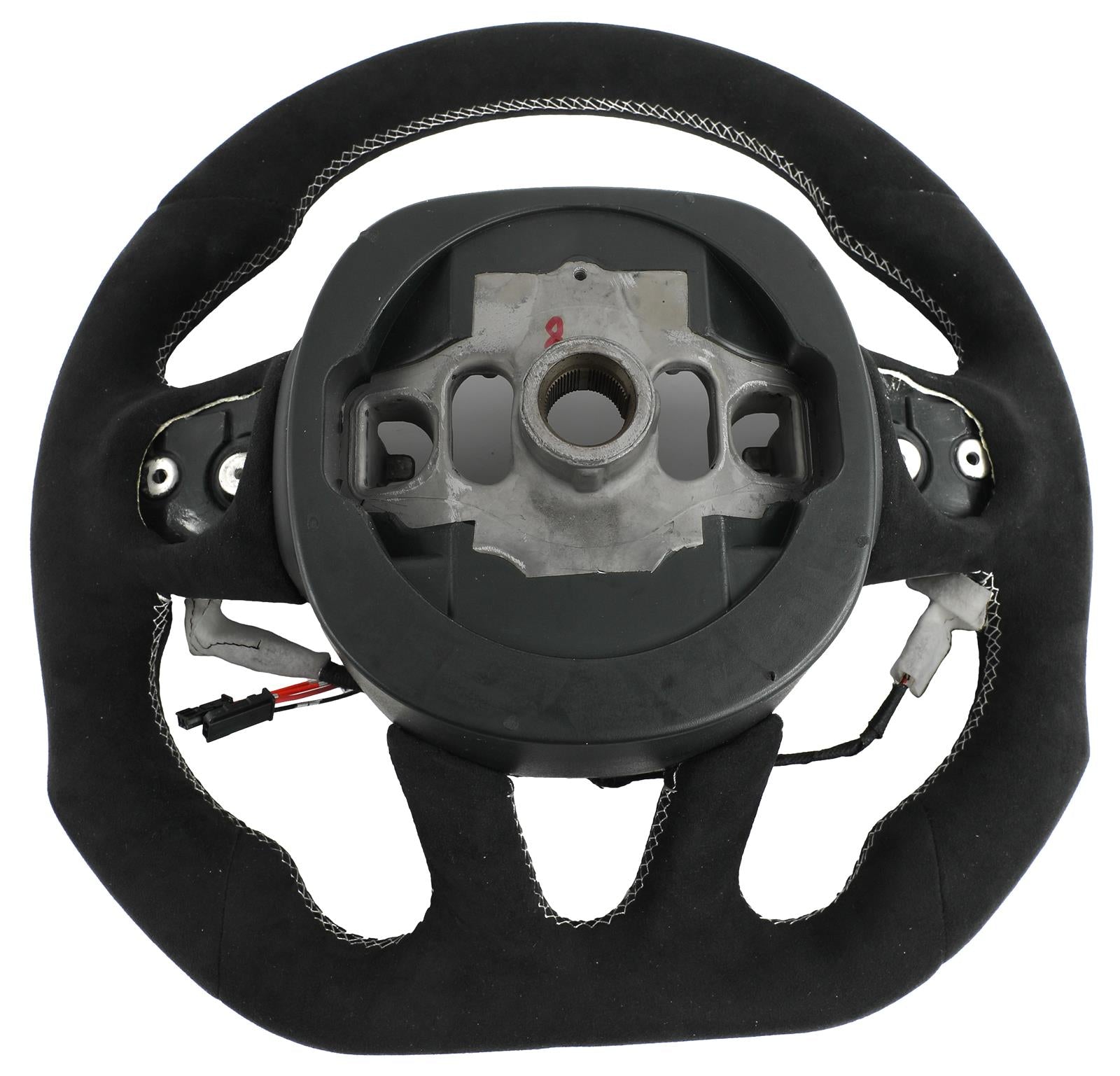 Drake 3 Spoke Flat Bottom Steering Wheel 2015-2023 Dodge Charger / Challenger