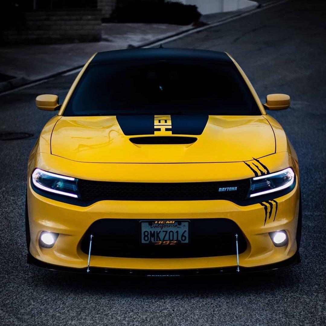 AeroflowDynamics 2015-2022 Dodge Charger Front Splitter V1 (Scatpack/Hellcat/Daytona)