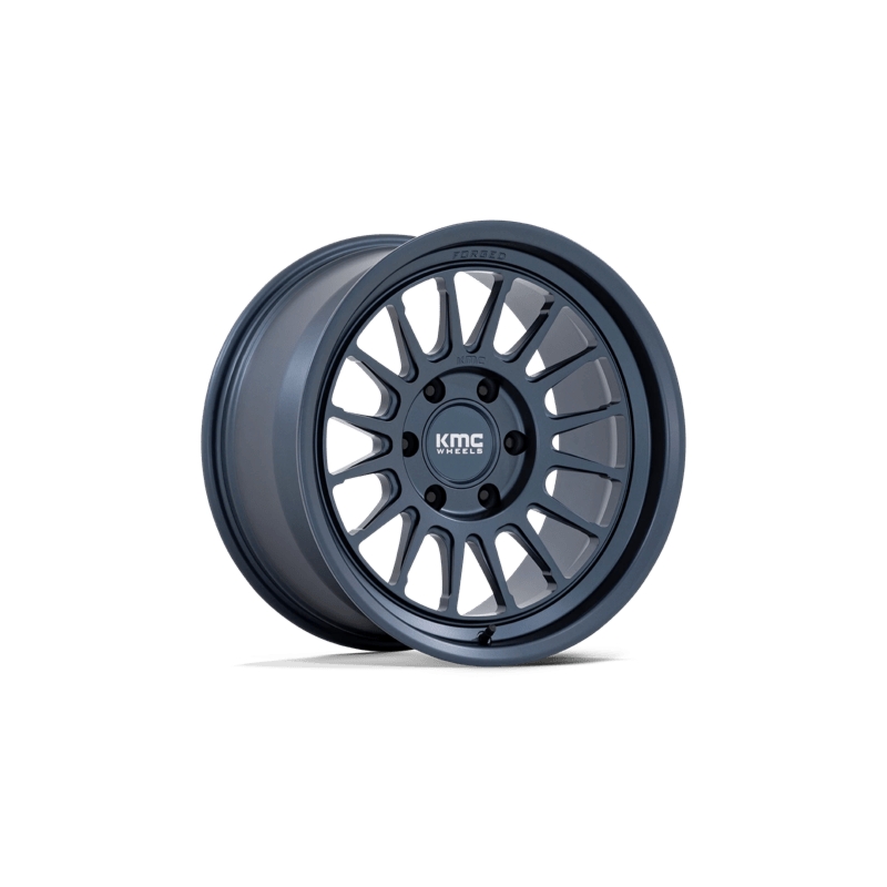 KMC Impact Forged Blue Wheel