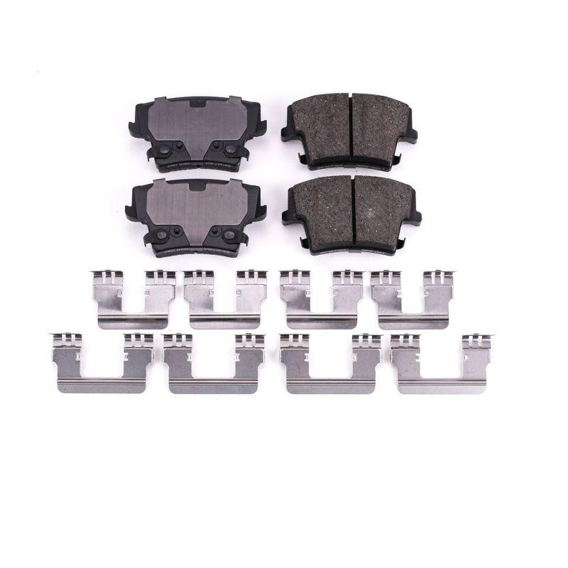 Power Stop 05-23 Chrysler 300 / Dodge Charger & Challenger Rear Z17 Evolution Ceramic Brake Pads w/Hardware