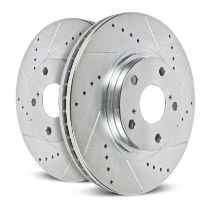 Power Stop 20-23 Ram 1500 & TRX  Front Drilled & Slotted Rotor - Pair