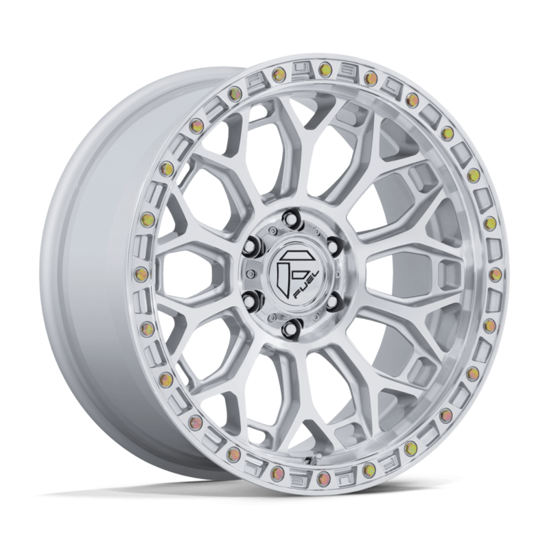 Fuel Talon Silver Machined Wheel