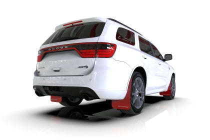 Rally Armor 16-22 Dodge Durango GT / RT / SRT / SXT Red UR Mud Flap White Logo