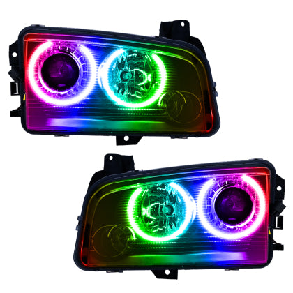 Oracle 08-10 Dodge Charger SMD HL (HID) - ColorSHIFT w/o Controller