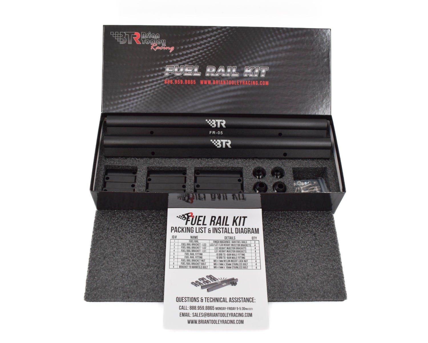 BTR FUEL RAIL KIT FOR V2 TRINITY INTAKE MANIFOLDS - FRK-02