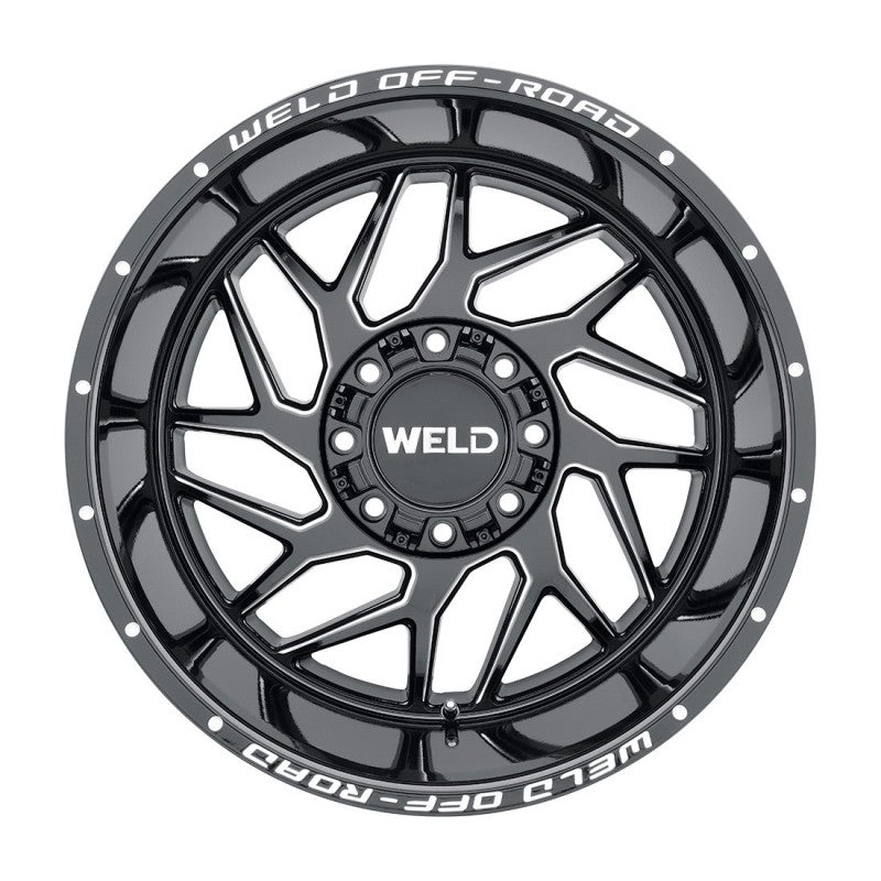 Weld Off-Road Wheel Fulcrum Gloss Black 5 Lug