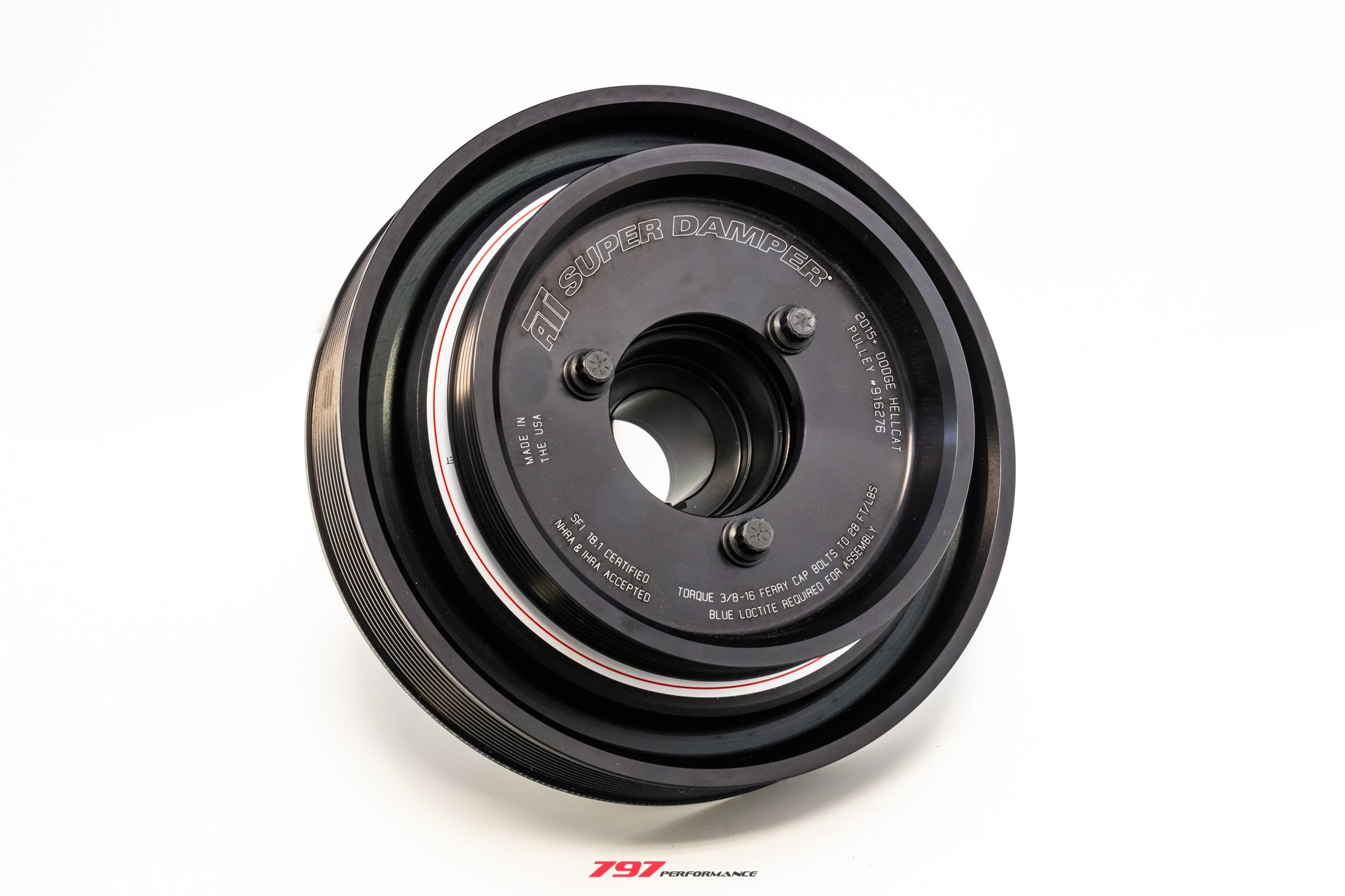 ATI SUPER DAMPER SFI 10% OVERDRIVE (2015-2023 SRT HELLCAT )